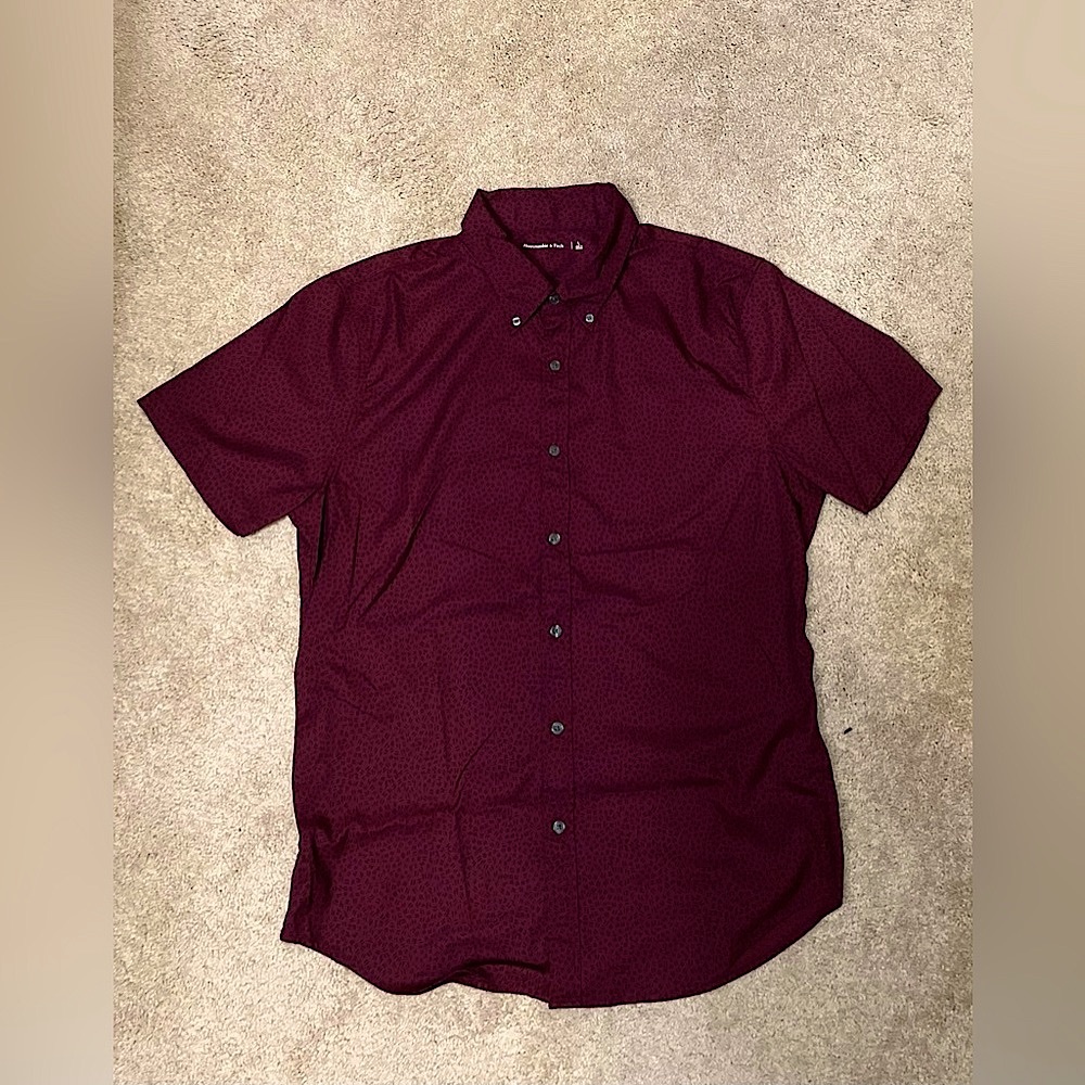 A&F Performance Camp Collar Button-Up
